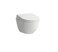 Inodoro bidé LAUFEN Cleanet Pro Lite, sin reborde de descarga, descarga profunda, asiento y tapa con cierre suave, 370 x 530 x 425 mm, H613890000S002