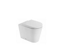 Inodoro cisterna alta con asiento y tapa de duroplast blanco para baño moderno URBY PLUS de Unisan - Normal