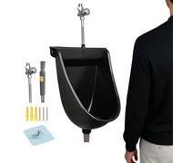 Inodoro colgante de pared - orinal para hombre con caza de agua | orinarios para hombres | Para exteriores casa jardín camping-Car apartamento Papa Novio Grand-Pere