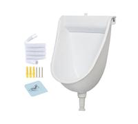 Inodoro colgante de pared | WC de pared para hombres con caza de agua | Orinarios para hombres | Para exteriores Casa Dormitorio Camping Car Apartamento Papa Novio Abuelo
