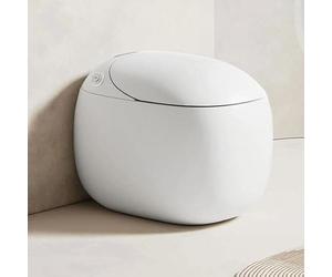 Inodoro compacto de bidé, doble descarga inteligente, diseño sin tanque de una sola pieza, agua caliente instantánea, secadora y función de desodorización