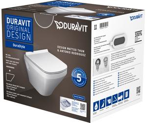 Inodoro compacto de pared Duravit DuraStyle Juego sin borde Duravit, 45710900A1
