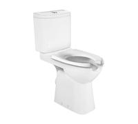 Roca Access Inodoro completo con apertura frontal de 67 cm fabricado en porcelana de color blanco - Inferior
