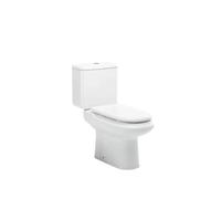 Inodoro completo con salida horizontal de 40,5 cm fabricado en porcelana de color blanco Dama Retro Multiclean Roca - Multiclean Shower toilet Advance