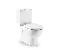 Inodoro Completo para Movilidad Reducida con Salida Dual Roca Meridian - Blanco brillo