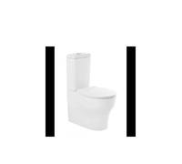 Inodoro completo rimflush 37 cm blanco para baño moderno Sanproject de Unisan