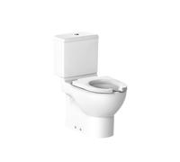 Inodoro Completo Roca Meridian Movilidad Reducida Aro Frontal - Blanco brillo