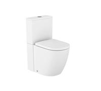 Inodoro Completo salida dual Blanco Mate Roca Meridian Rimless Vortex con Tapa SoftClose Pack Tanque Bajo - Blanco mate