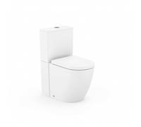 Inodoro Completo salida dual Roca Meridian Rimless Vortex con Tapa SoftClose Pack Tanque Bajo - Blanco brillo