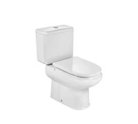 Inodoro con salida vertical de 40,5 cm fabricado en porcelana de color blanco Dama Retro Roca