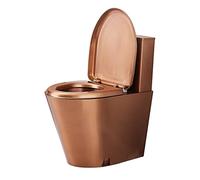 Inodoro con sifón de doble descarga - Diseño de ahorro de agua de alta on drenaje de suelo