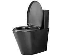 Inodoro de acero inoxidable, diseño de una sola pieza de alta horro de agua, anticongelante, antigrietas, ideal para hospitales y bares