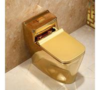 Inodoro de cerámica con doble descarga y cuenco alargado para un uso cómodo en el baño