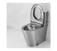 Inodoro de doble descarga, diseño de ahorro de agua de alta on asiento de cierre suave, ideal para instalación en el baño