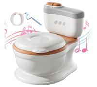 Inodoro de entrenamiento para ir al baño para niños, escudo de entrenamiento para niños pequeños - Inodoro realista de entrenamiento para orinal independiente - Diseño de asiento de inodoro