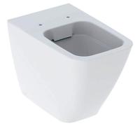 Inodoro de pie Geberit iCon Square lavavajillas profundo, a ras de pared, 6 l...