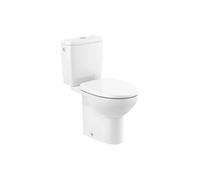 Inodoro de Tanque Bajo con Tecnología Rimless y Salida Vertical Victoria Blanco Roca - Lateral / Asiento y tapa lacados con bisagras acetálicas