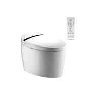 Inodoro inteligente japonés completo con panel de control en la taza Aldara New de Nashi