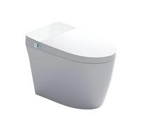 Inodoro Japones | WC con Bidet | Desagüe a Suelo | Agua Caliente, Taza calefactable y Secado | Tapa y Asiento con Apertura y Cierre Automático | Autolimpieza y Esterilizador UV