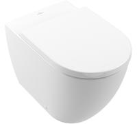 Inodoro lavable Subway 3.0 de Villeroy & Boch, de pie, sin borde, TwistFlush, 370 x 600 mm, 4671T0R1, Color: Cerámica Blanca