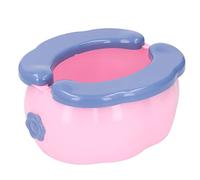 Inodoro para bebé, plegable, portátil, para entrenamiento de bebé, para niños que viajan al aire libre, con un forro de inodoro desechable con cordón, cómodo de usar (tipo 1)