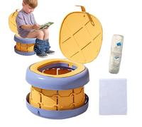 Inodoro para entrenamiento de orinal - Protección contra salpicaduras plegable para el entrenamiento del orinal - Orinal infantil plegable - para viajes, camping, parque al aire libre