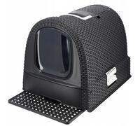 Inodoro para gatos Curver Pet Life + espátula, grafito