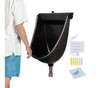 Inodoro Para Montar En Pared,con Separador de que Incluye Descarga,Urinario para Hombres | para Exterior, Hogar, Residencia, Jardín, Vehículo Recreativo, Apartamento, Papá, Novio