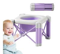 Inodoro para niños: entrenamiento compacto y plegable, orinal con bolsas de almacenamiento, diseño sanitario sobre la marcha, base segura antideslizante y estable, accesorios esenciales de viaje para