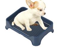 Inodoro para perros de interior, antigolpes, rejilla de acero inoxidable, antideslizante, soporte para , para interior y exterior, invierno, viajes, camping, arenero para animales pequeños
