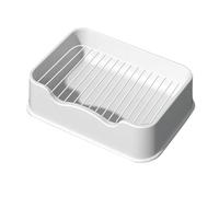 Inodoro para Perros, Elegante Orinal De Interior para Cachorros, Bandeja De Entrenamiento con Pala Y Rejilla, Protege El Suelo, Inodoro De Entrenamiento(White)