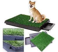 Inodoro para Perros entrenado de 63 x 50 x 7 cm Cachorros y Perros Mayores, para Uso en Interiores y Exteriores