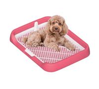 Inodoro para Perros para el apartamento - Inodoro Interior Plegable para Perros con césped Artificial Bandeja de | Solución higiénica para heces para Cachorros, jóvenes perv os