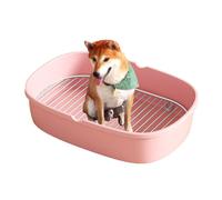 Inodoro para Perros para Perros Pequeños Diseño Dividido con Marco de Malla de Acero Inoxidable 304 Material Pp Fácil de Limpiar Bandeja Sanitaria Plana Portátil Bandejas de Adiestramiento para Interi