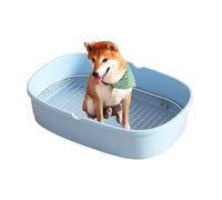 Inodoro para Perros para Perros Pequeños Diseño Dividido con Marco de Malla de Acero Inoxidable 304 Material Pp Fácil de Limpiar Bandeja Sanitaria Plana Portátil Bandejas de Adiestramiento para Interi