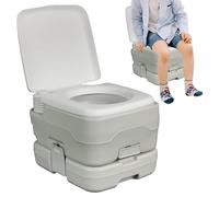 Inodoro portátil 10L de Cassette descargable con asa y Tapa Porta Liviana Porta para RV, Marina, Campamento, camionetas, Camiones, atención médica, Cassette, portátil para Acampar