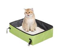 Inodoro portátil de Viajes de Gato - Inodoro Plegable de la repisa de Viaje | Inodoro portátil de | Cat Sostenible Cat Spreutic Van | Caja de compacta de Leck -Tight para Viajar con Gato a