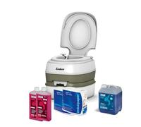 Inodoro portátil para camping, juego Blue 2,5 Enders Comfort [4946]: WC químico con líquido sanitorio y papel del wáter