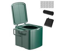 Inodoro portátil para maceta de viaje | Inodoro ergonómico portátil para camping, soporte de almacenamiento lateral de trabajo se logra un movimiento sin esfuerzo gracias a una construcción ligera