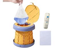 Inodoro portátil para niños, entrenador plegable de limpieza rápida, orinal plegable para niños, niñas, viajes, camping, al aire libre, interior, salidas al parque