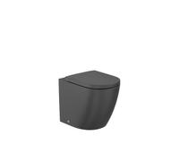 Inodoro Roca Meridian Rimless Vortex Salida Dual + SoftClose - Negro mate