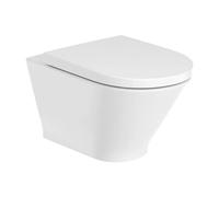Roca Gap Round taza de inodoro suspendido sin reborde blanco A3460NL000