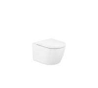 Inodoro Suspendido Roca Meridian Rimless Vortex SoftClose - Blanco brillo