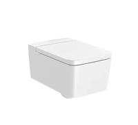 Inodoro suspendido salida horizontal para instalación fabricado en porcelana de color blanco Inspira Square Roca