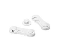 INOFIX 66513 Cierre Seguridad Frontal, Blanco, 35 x 98 x 16 Mm, 2 Unidades