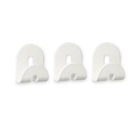 INOFIX - Colgador adhesivo CALMA - Uso general - Peso máximo 2,5kg - 3 uds