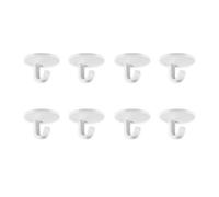 INOFIX - Colgador adhesivo de uso general hasta 1 kg - 30xØ42mm - 8 uds.