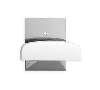 INOFIX Colgador HOGAR Adhesivo 52x40x35MM Blanco 2045-2+ Acero INOX 2045-2+