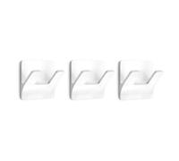 INOFIX-Colgador Rama doble - Adhesivo- Resistente al agua-hasta 2kg-3uds.