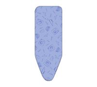 Inofix - Funda para la Plancha Metal Plus - Acabado Neutro - Algodón, Espuma y muletón - Resistencia al Calor - Diseñada para Tablas de Planchar de hasta 130 x 48 cm - Azul